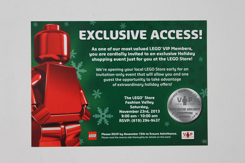 LEGO Store Exclusive Holiday Shopping Event