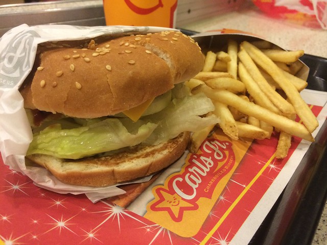 Famous star with cheese combo - Carl's Jr.