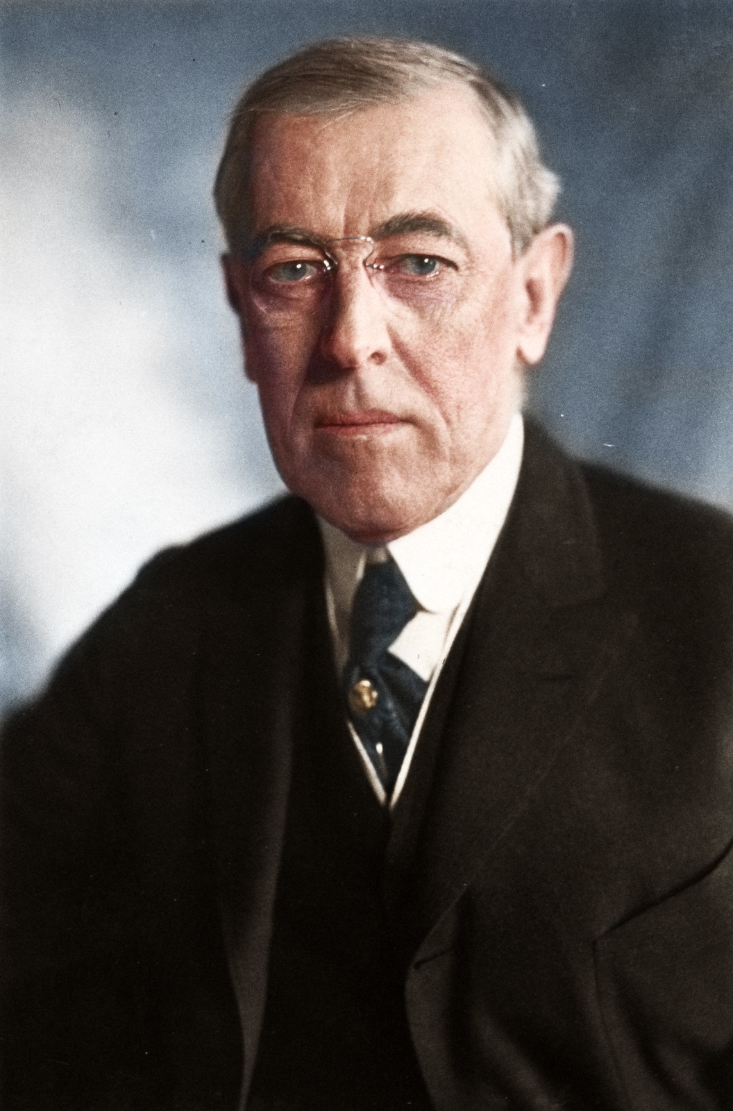 Woodrow Wilson, President of the United States : r/Colorization