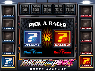 Racing for Pinks Bonus Game