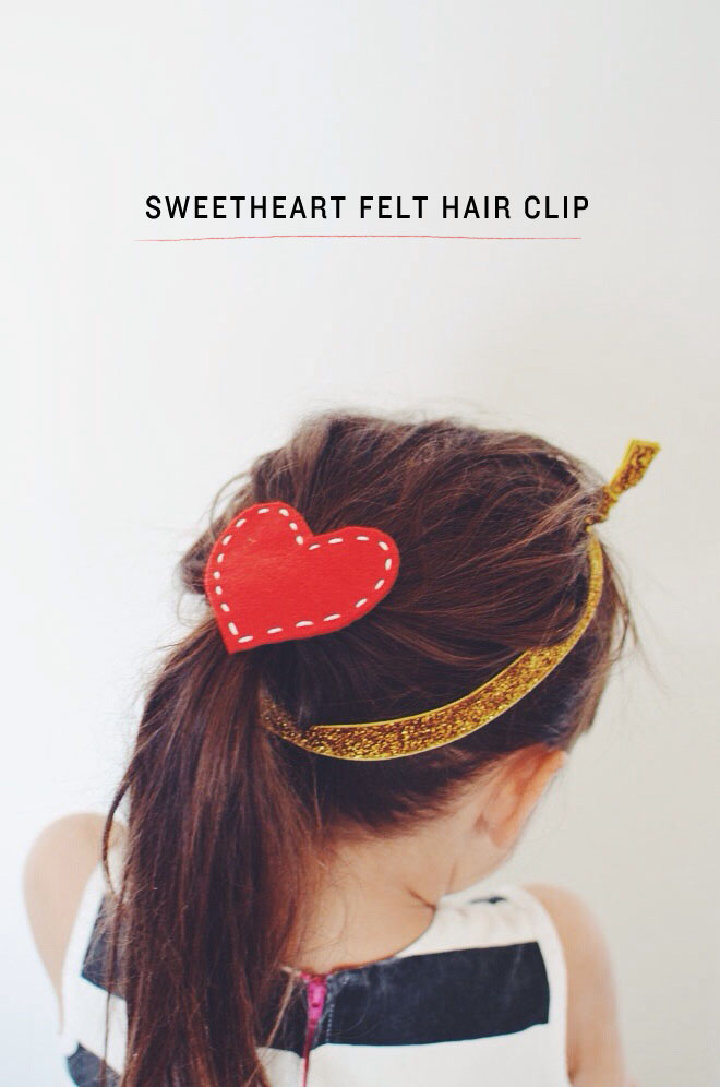 sweetheart hair clip