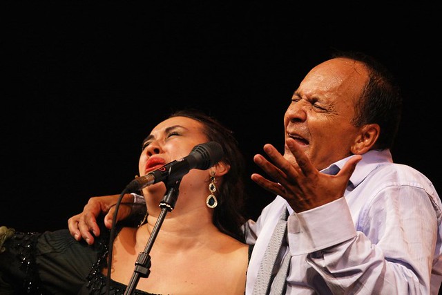Rencontre inédite Arte Flamenco El Pele et Encarna Anillo au Cafe Cantante