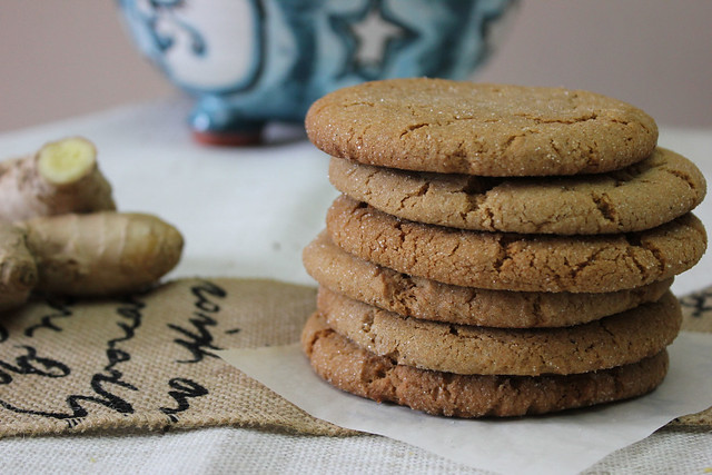 Five Spice Ginger Cookies from Bakers Beans | www.foodbloggersofcanada.com