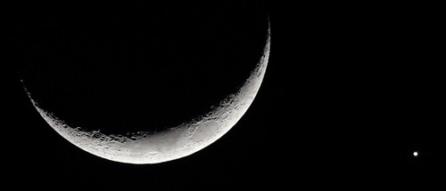 moon venus close space event telescope solarsystem conjunction