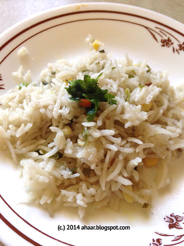 capturing summer with mint and corn pulao