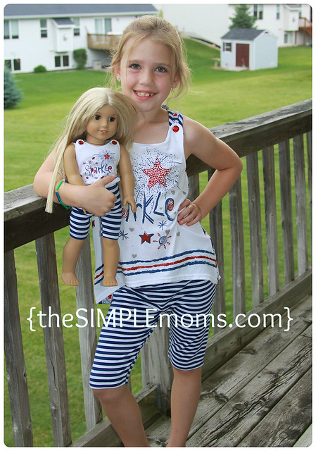 4th of July Style Dollie & Me Collage