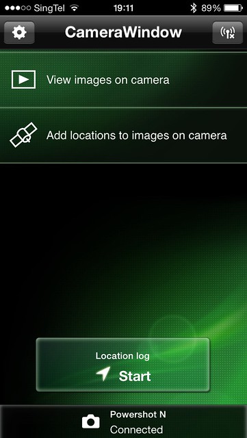 Canon Camera Window iOS App