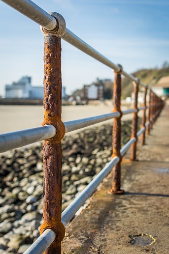 autumn light sea england beach prime kent nikon rust bokeh weathered railings folkestone d7100 35f18 bestofblinkwinners