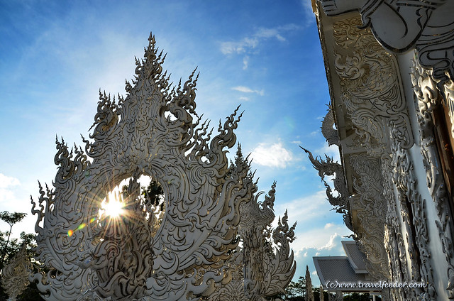 Chiang Mai travel photos - White dragon temple