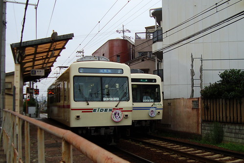 2014/07 叡山電車 ハナヤマタ ヘッドマーク車両 #06