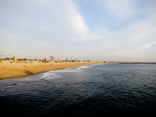 ocean california usa beach water landscape day pacific cloudy sealbeach