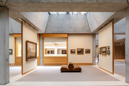 new wood haven building art museum architecture concrete louis university gallery panel centre skylight modernism exhibition collection kahn late british yale partition diffuse institution