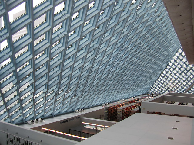 Seattle Central Library atrium