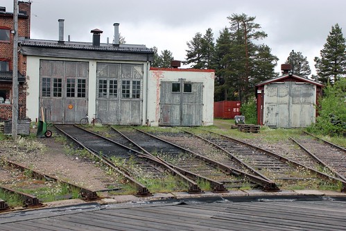 europe sweden transport railway lapland scandinavia norrbotten