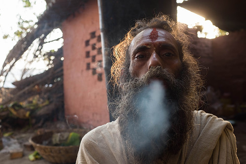 sonepurmela india smoking pilgrims portrait