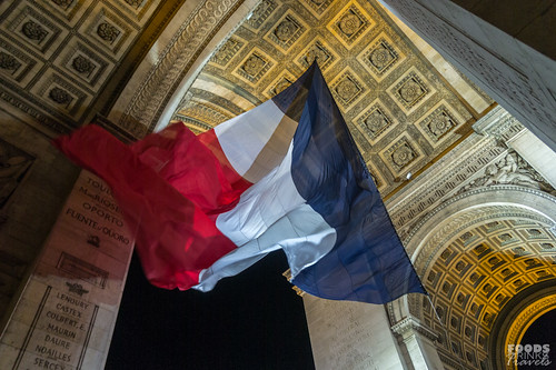 French Flag - Arc de Triomphe