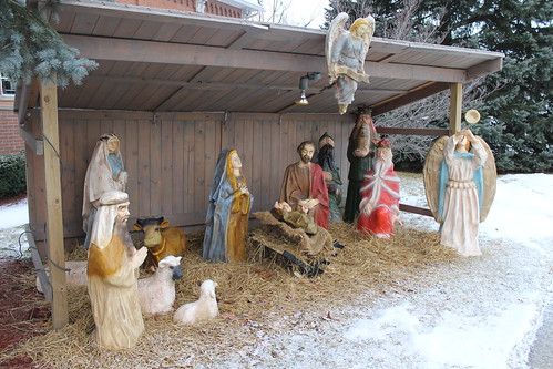 Nativity Scene at Trinity Evangelical Lutheran Church (Saline, Michigan)