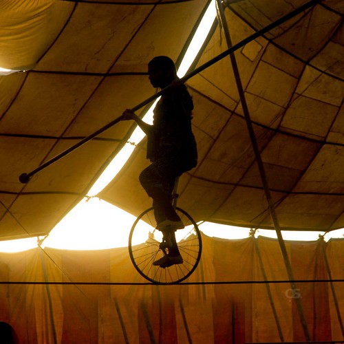 woman afghanistan lights circus