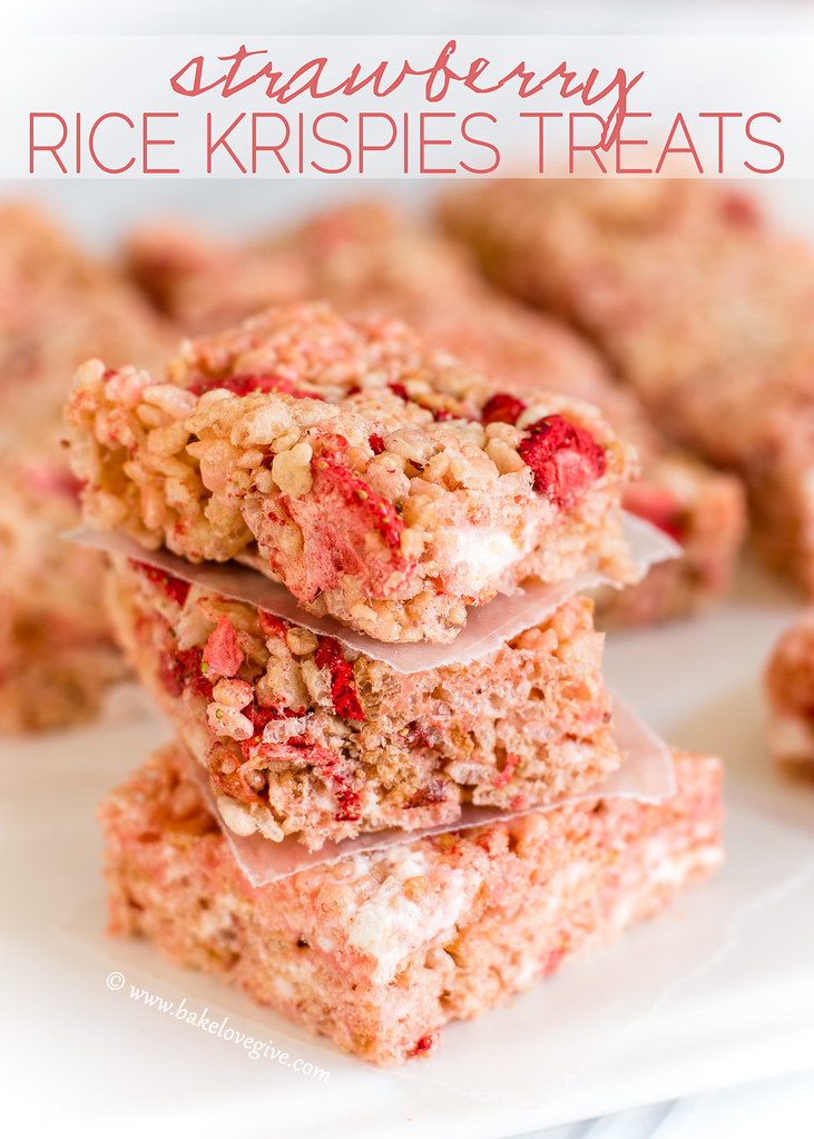 Strawberry Rice Krispie Treats | Fun And Yummy Rice Krispie Treats