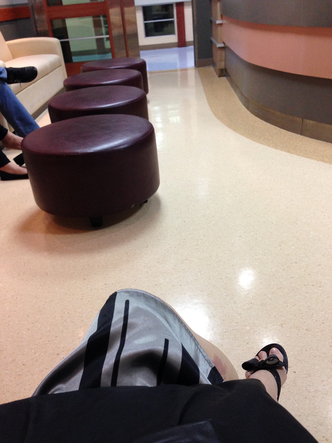 Waiting at women care center, Cardinal Hospital