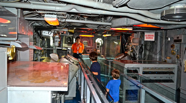 Control Station on the Intrepid