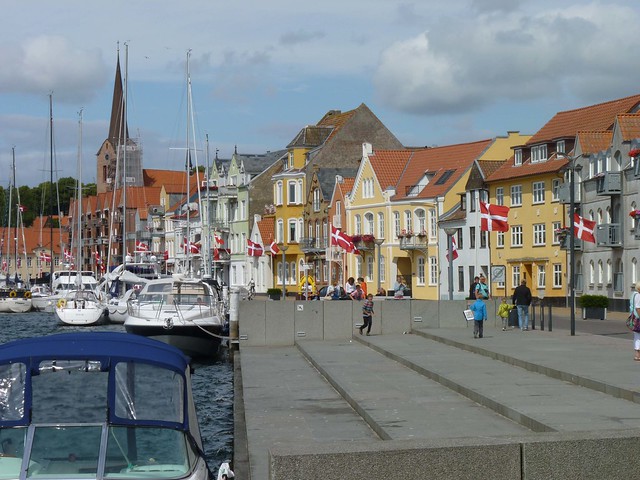 Sønderborg harbour and boulevard