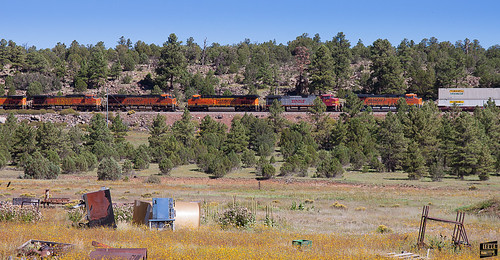 railroad arizona train fan williams rail double container bnsf stacks