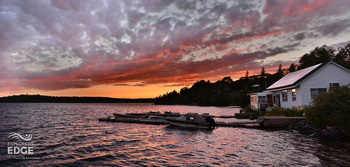 sunset river wildlife canoe paddling loring wilsonlake pickerelriver explorersedge wilsonlakeresort beautifulwilsonlakeresort