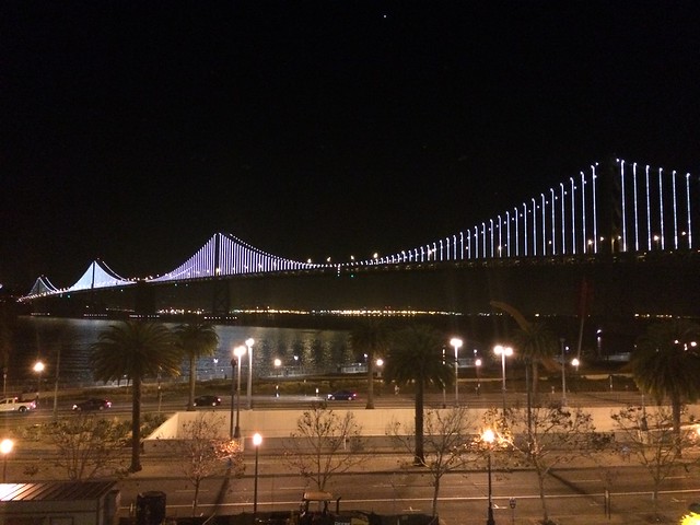 Bay Bridge lights