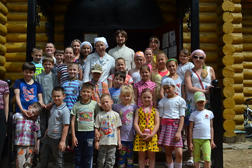 Открытие детского православного лагеря 