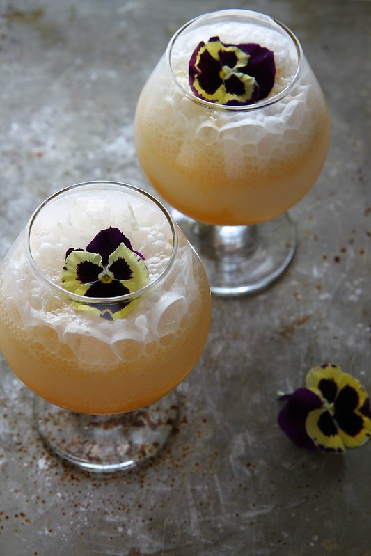 Apricot Coconut Prosseco Punch