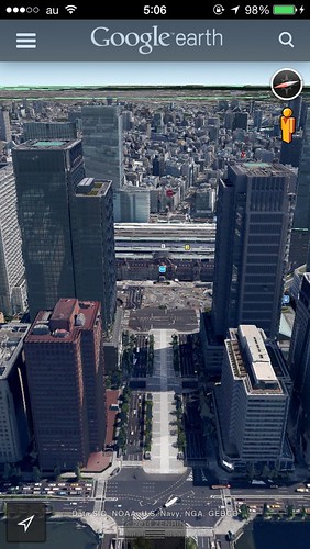 Google Earth東京駅