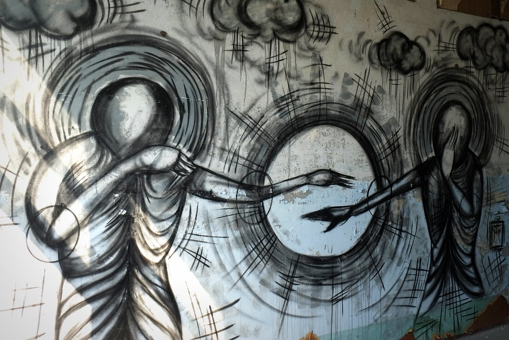 graffiti | tm | russische kaserne am schwanebecker chaussee - bernau