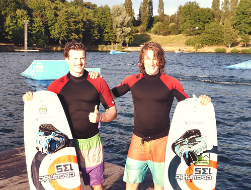 Ibiza - We did some wakeboarding in Dusseldorf, such a sick sport!