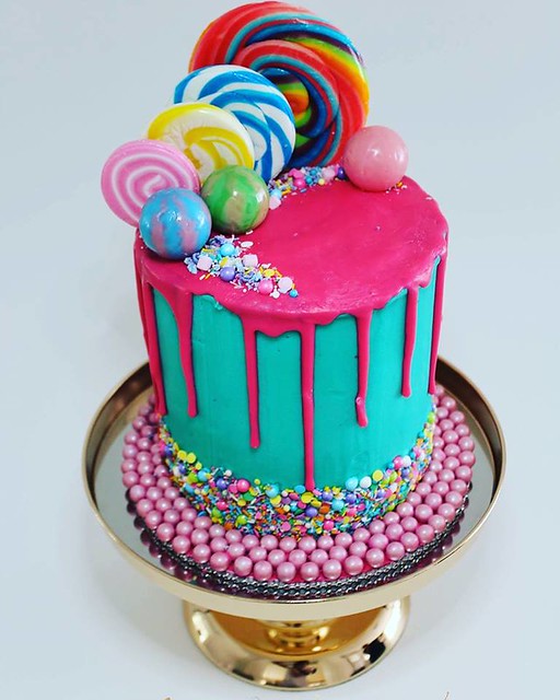 Sweet 16 Drip Cake by Kate Hudson of All Things Sweet by Kate