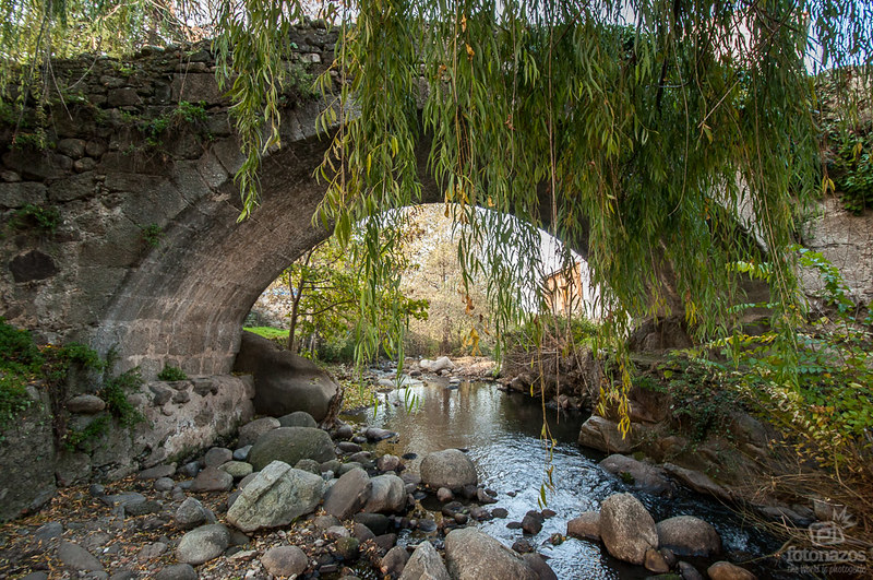 Puente de la Fuente Chiquita de Hervás, resquicios de la Vía de la Plata
