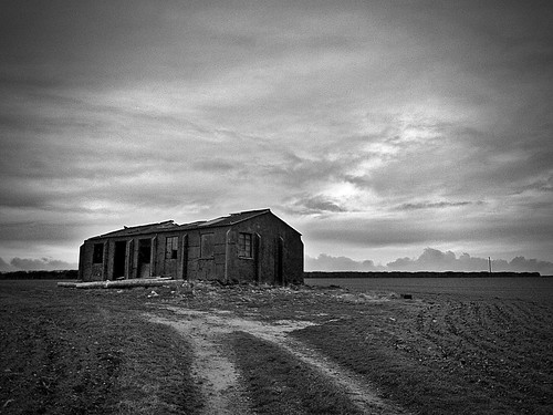blackandwhite bw abandoned barn farm fields derelict
