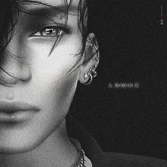 ΛЯMOП | Portrait (B&W Close-up)