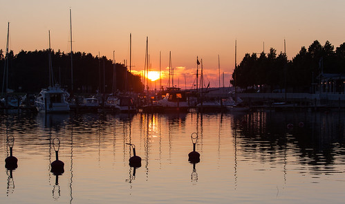 sunset summer marina suomi finland harbor boat twilight buoy ilta satama kesä naantali vene auringonlasku poiju venesatama finlandproper