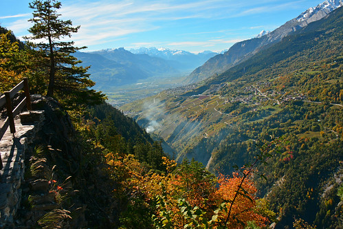 montagne automne suisse valais bisse savièse torrentneuf