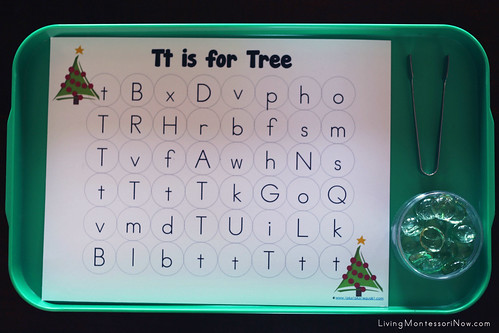 Tt is for Tree Alphabet Maze