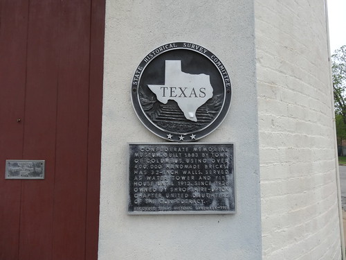 chfstew texas txcoloradocounty historicmarker civilwar monumentstatue memorial courthousesquare nationalregisterofhistoricplaces nrhpsouth