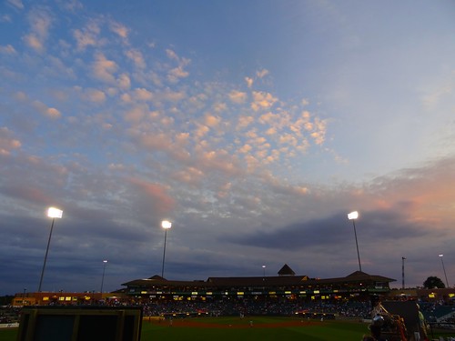 new blue friends sunset sky west june clouds fun virginia twilight power baseball nj atmosphere wv jersey lakewood minor league claws 2014 blueclaws milb 20140621