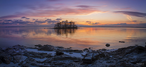 joensuu kuhasalo landscape pyhäselkä islet water panorama sunset canon suomi finland valokuvaus pohjoiskarjala lake rock nature outdoor