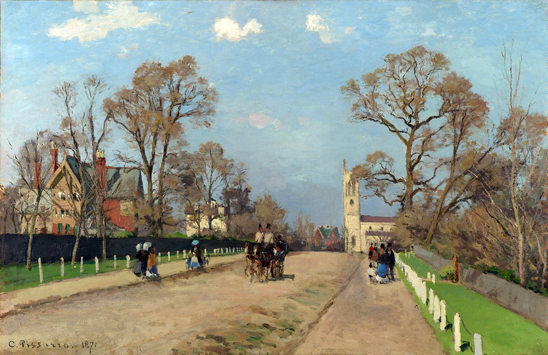 Camille Pissarro - The Avenue, Sydenham (c.1871)