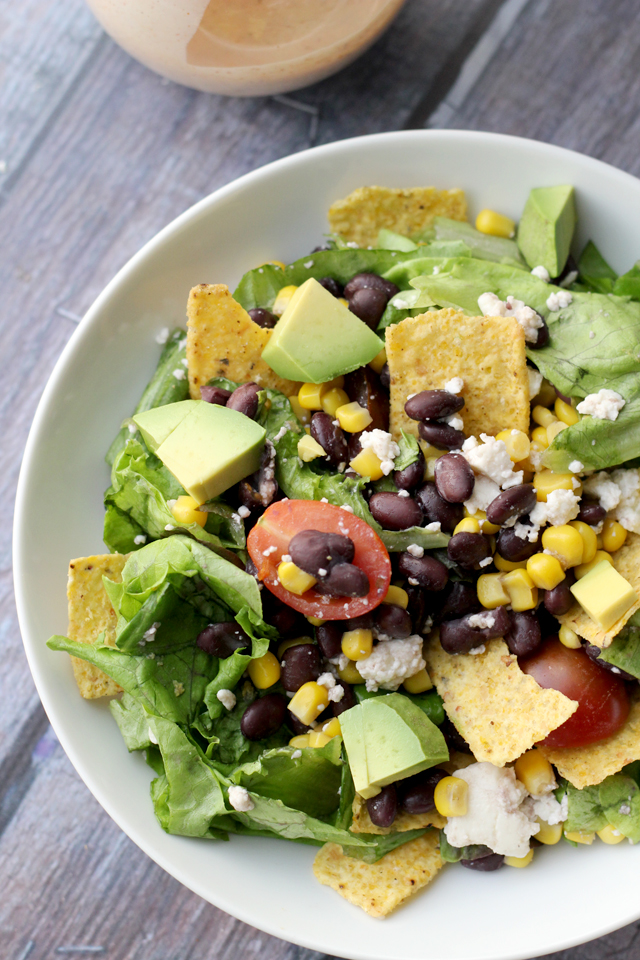 Mexican Fiesta Chopped Salad - Joanne Eats Well With Others