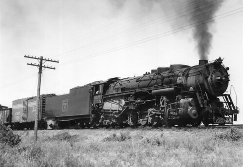 cbq 2104 class m4a 6326 burlington railroad baldwin steam locomotive train chz