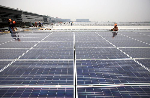 太陽能板屋頂。（來源：The Climate Group）