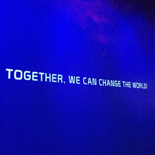 Together, We can change the world.