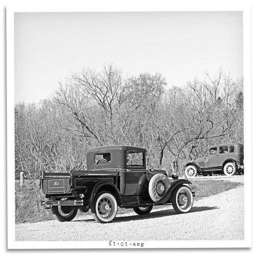 blackandwhite bw classic ford car modela vintage mono pickuptruck historic restored preserved centralkentucky modelarestorersclub robertsoncounty ckmarc